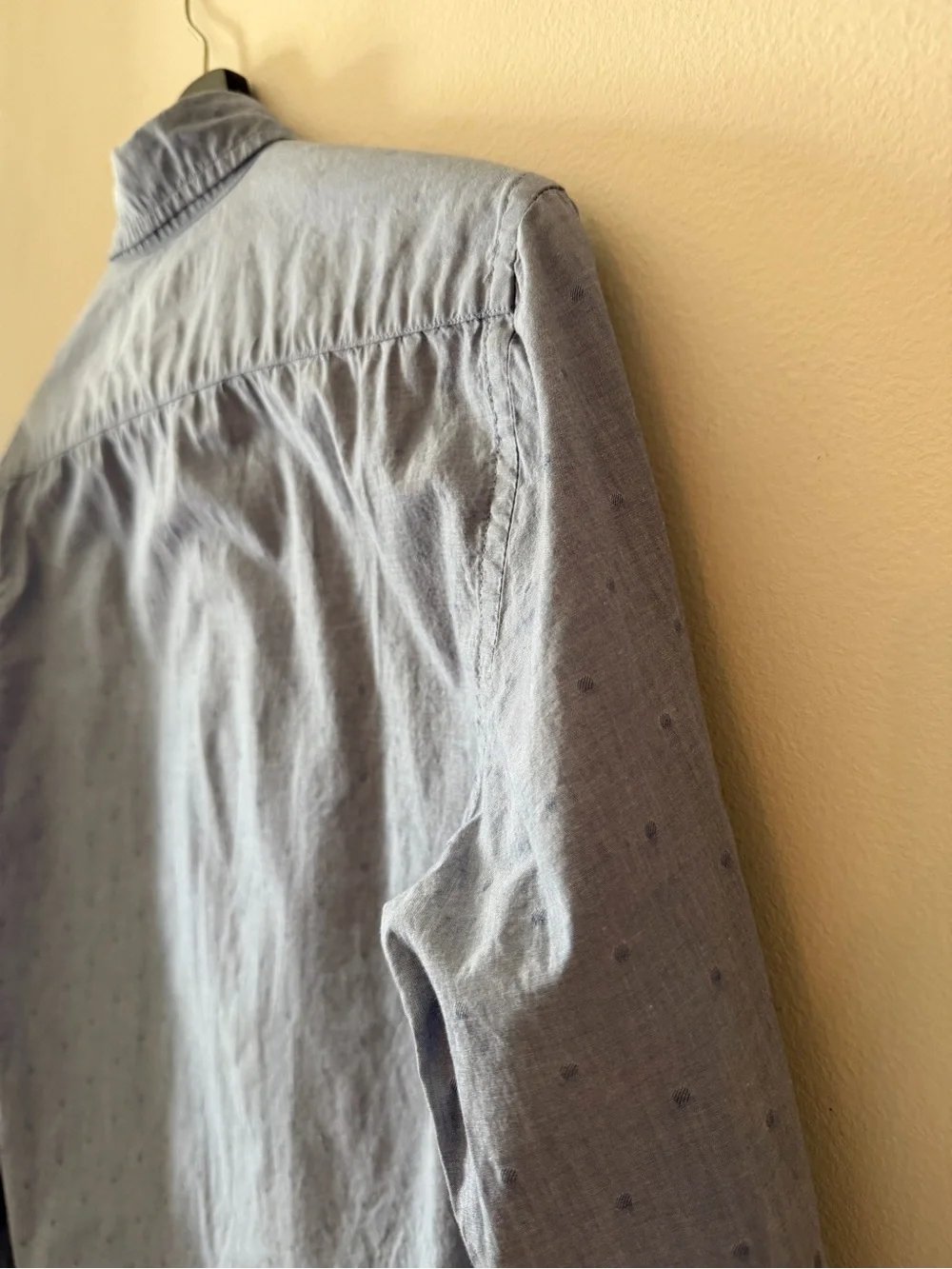 Banana Republic Untucked Fit Blue Button Down